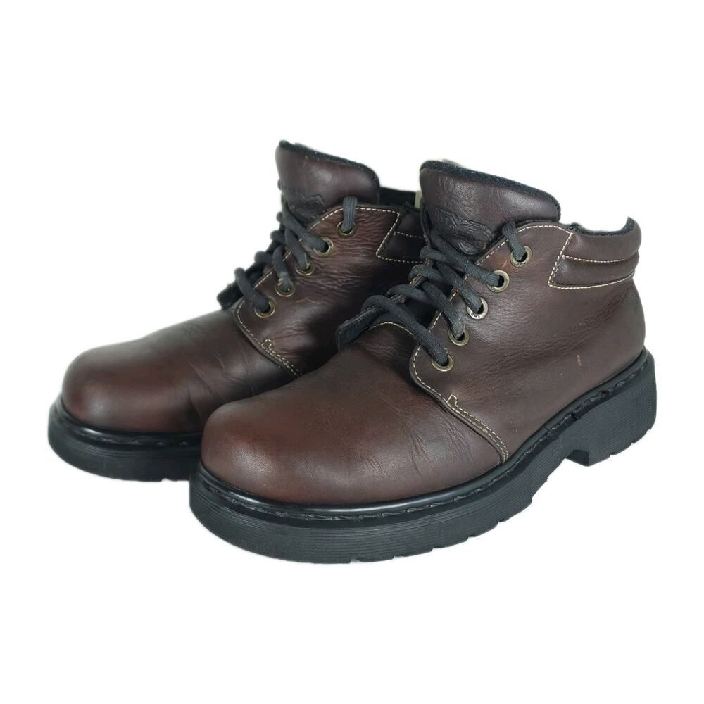 Dr. Martens Men's 9231 Vtg US 10 Uk 9 Brown Leather Chunky Work Boots England